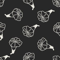 flower doodle seamless pattern background N92