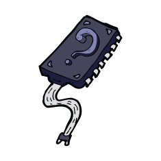 Computer Chip Cartoon N7