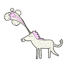 cartoon magical unicorn N7