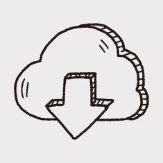 internet cloud doodle drawing N52