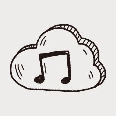 internet cloud doodle drawing N54