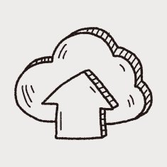 internet cloud doodle drawing N55