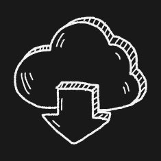 internet cloud doodle drawing N62