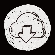 internet cloud doodle drawing N64