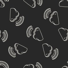 internet cloud doodle drawing N83