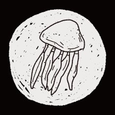 Jellyfish doodle N9