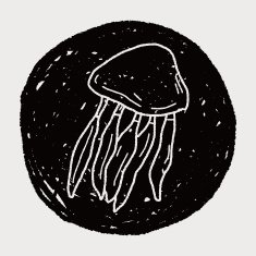 Jellyfish doodle N11