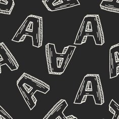 letter a doodle N8