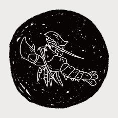 Lobster doodle N6
