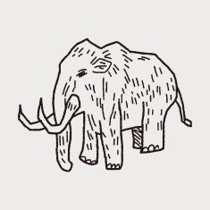 Mammoth doodle N3
