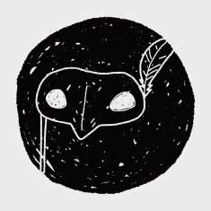 Masquerade Mask doodle N6
