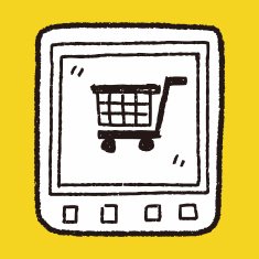 mobile shopping doodle N3