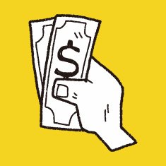 money doodle drawing N10