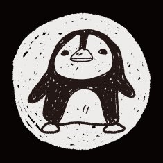 penguin doodle N12