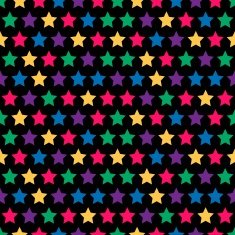 seamless stars pattern in retro color N3