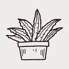 plant doodle N166