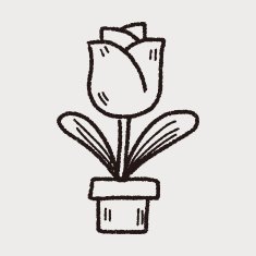 plant doodle N167