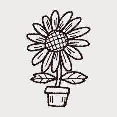 plant doodle N168