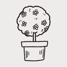 plant doodle N171
