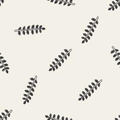 plant doodle seamless pattern background N53