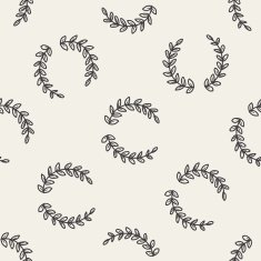 plant doodle seamless pattern background N54