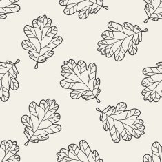 plant doodle seamless pattern background N60