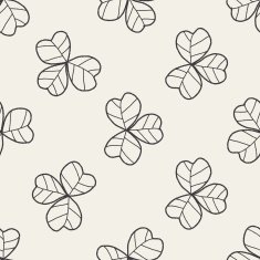 plant doodle seamless pattern background N65