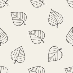 plant doodle seamless pattern background N70