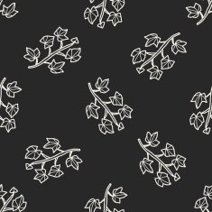 plant doodle seamless pattern background N75