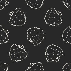 plant doodle seamless pattern background N107