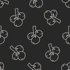 plant doodle seamless pattern background N114