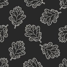 plant doodle seamless pattern background N130