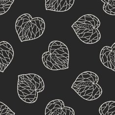 plant doodle seamless pattern background N140