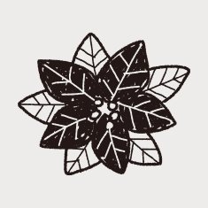 poinsettia doodle N7