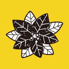 poinsettia doodle N15