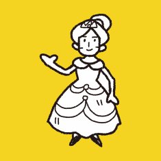 princess doodle N10