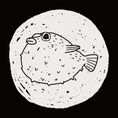 Puffer doodle N5