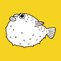 Puffer doodle N7