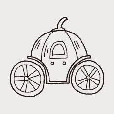 Pumpkin carriage doodle N3