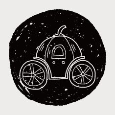 Pumpkin carriage doodle N6