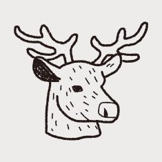 reindeer doodle N6