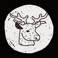 reindeer doodle N8