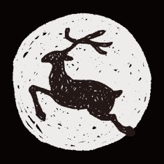 reindeer doodle N9