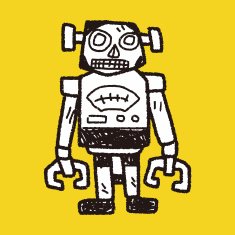 robot doodle N287