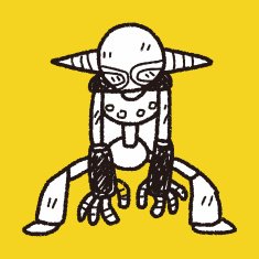 robot doodle N289