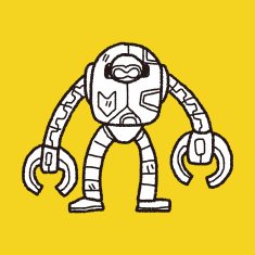 robot doodle N298