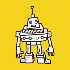 robot doodle N318