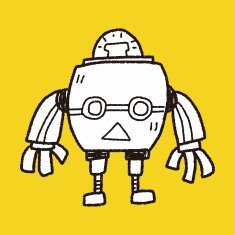 robot doodle N322