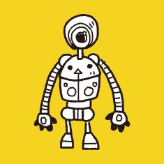 robot doodle N343