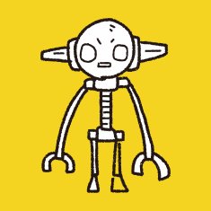 robot doodle N351
